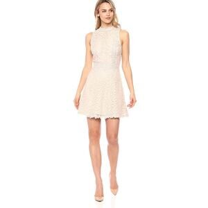 J.O.A. (Just One Answer) Blush Lace Sleeveles Dress